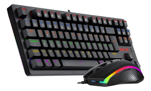 Pack Teclado Y Mouse Gamer Redragon Kumara + Mouse Español