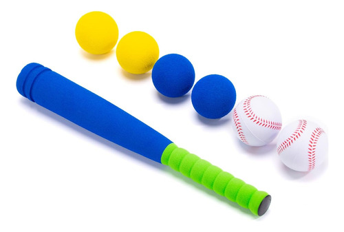 16.5 Inch Mini Size Soft Kids Foam Baseball Bat Toy Set With