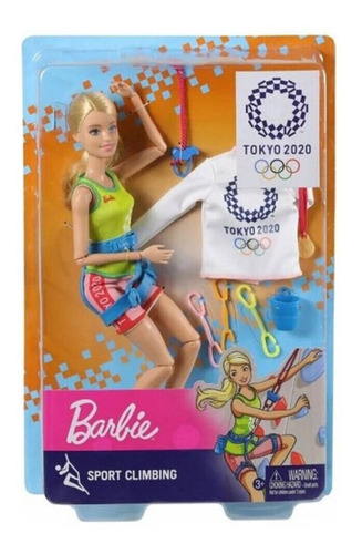 Muñeca Barbie Olimpiadas Tokyo 2020 + Febo