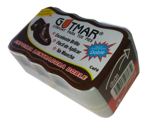 Esponja Lustradora Doble Para Calzado.