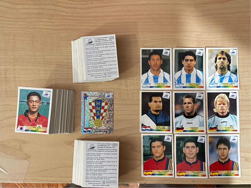 Francia 98 Lote De 300 Barajitas Panini Sin Repetir