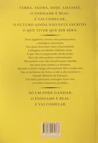 Livro Endgame : O Chamado Por James Frey Editora Intrínseca Literatura  Estrangeira Jogos Aventura Ficção Capa Comum