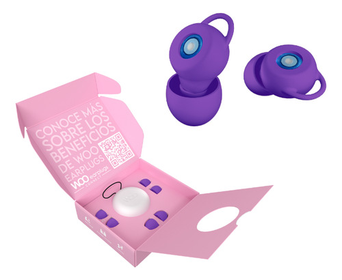 Woo Earplugs Connect - Tapones Protectores Auditivos 16db