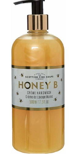 Scottish Fine Jabones Honey B Creme Hand Wash 17.5 Onzas