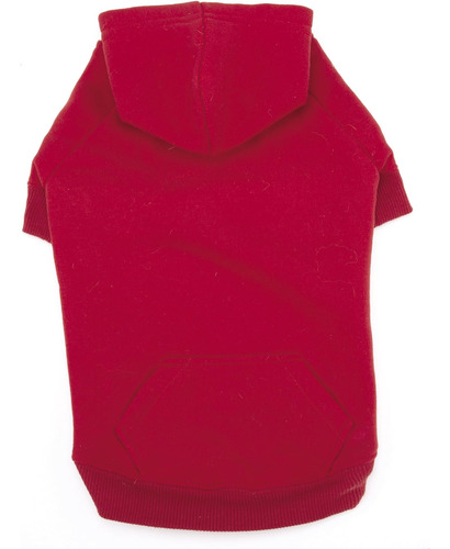 Sudadera Básica Capucha Perros, 20  Grande, Roja