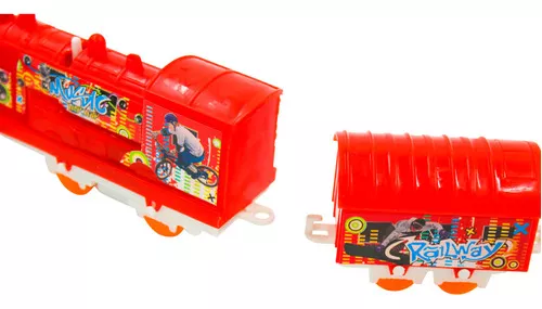 Ferrorama Trem Trenzinho Elétrico Infantil Brinquedo A Pilha - Catálogo  GrupoShopMix