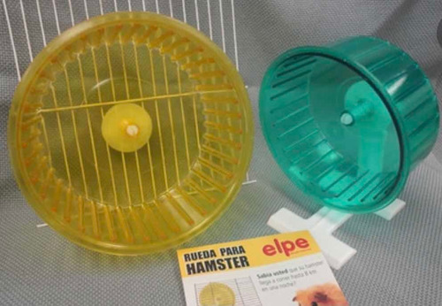 Rueda De Ejercicio Anti Accidente Hámster /topo Ruso 12 Cm