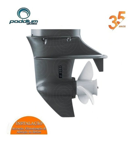 Imagem 6 de 8 de Motor De Popa Yamaha 4t F 20hp Bmhs Manual Poddium Náutica