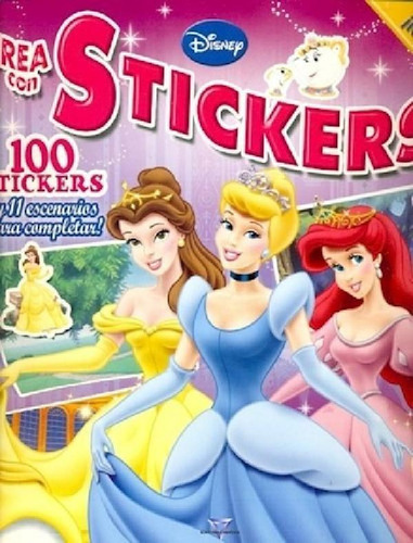 Libro - Crea Con Stickers (disney Princesa) - Disney (papel