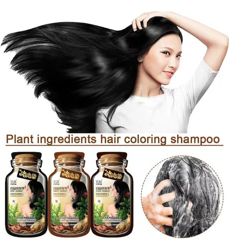 Tinte Para El Cabello Con Ingredientes Botánicos Marrón,