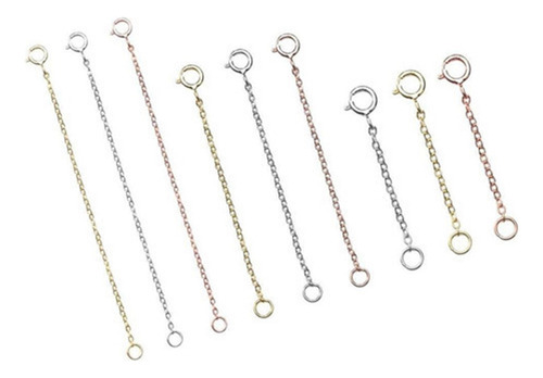 . 9x Extensor De Cadena Tobillera Extensión De Pulsera De