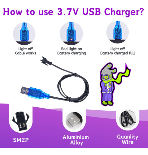 Enchufe De Batería 850 Mah Deerc Eagle Sprider S767 E35 Izquierdo