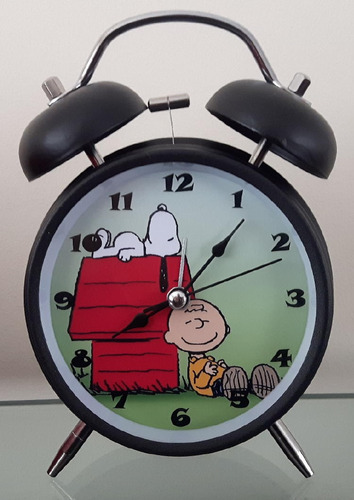 Reloj Despertador Estilo Vintage Snoopy Y Charlie Brown