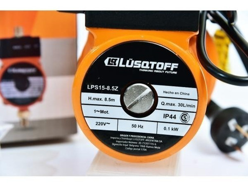 Imagen 4 de 7 de Bomba De Agua Presurizadora Lusqtoff 8.5m 220v 30l