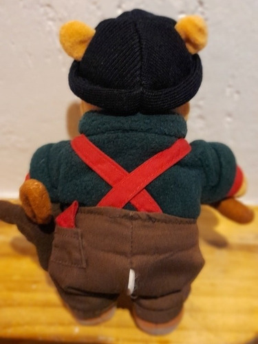 Peluche Winnie Pooh Leñador (Usado)