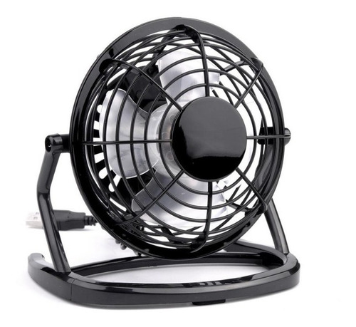 Ventilador Usb Portátil, Ajustable Ligero Silencioso, Negro