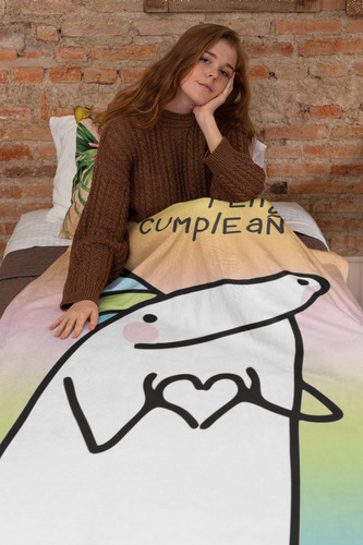 Cobija Frazada Manta Suave Yo Soy La Loca De Los Perros Flork Cumpleaños Frazada Ligera 110x160cm