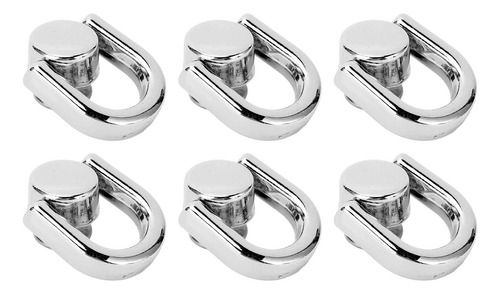 Rebite Button Ball Stud, 20 Peças, Anel D, Liga De Zinco De