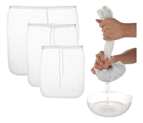 Bolsa De Leche De Nuez Reutilizable De Nailon