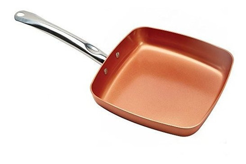 Sartén Copper Chef Antiadherente Cuadrado De 11 Pulgadas