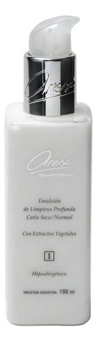 Arex Emulsión De Limpieza Profunda Q10 Y Vitamina E X180ml Tipo de piel Mixta