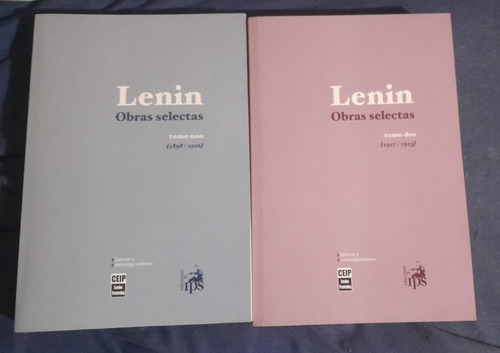 Lenin Obras Selectas 2 Volúmenes Con Estuche