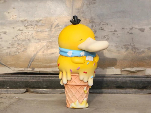 Figura Pokemon Psyduck Helado Kawaii 14 Cm Con Caja