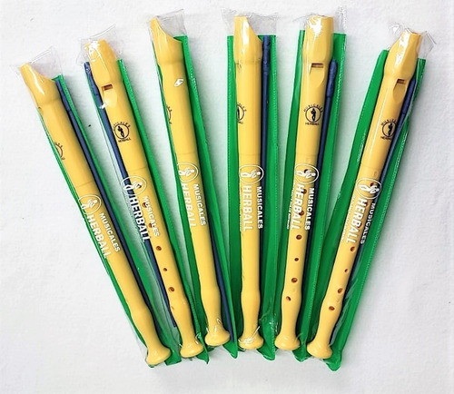 Flauta Dulce Herball Para Principiante Estudiante Set 6 Unid