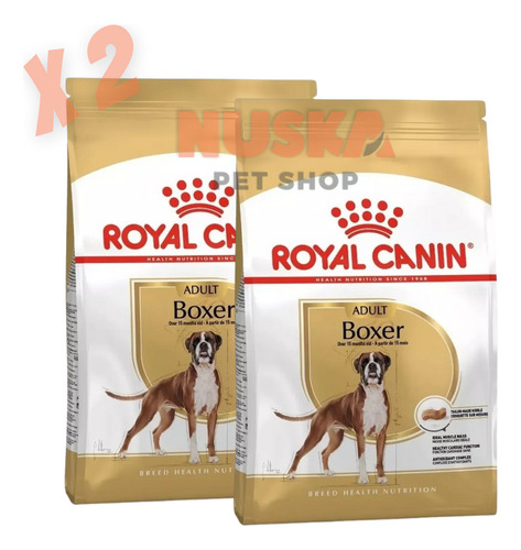 Royal Canin Boxer Adulto 12 Kg X 2 Unidades Perro Raza