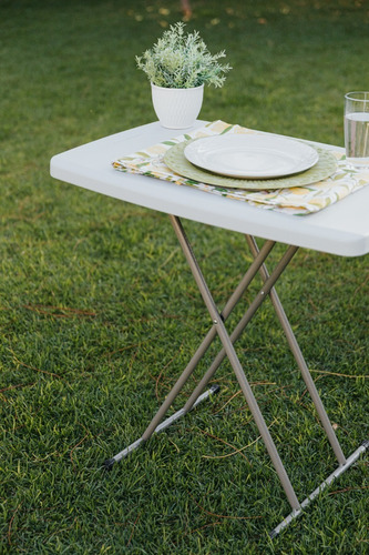 Imagen 8 de 9 de Mesa Portatil Personal Servicio Apoyo 76 Cm Hdpe100% Beckon