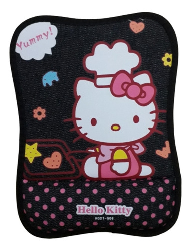 Porta Mouse Pad Ergonomico De Hello Kitty