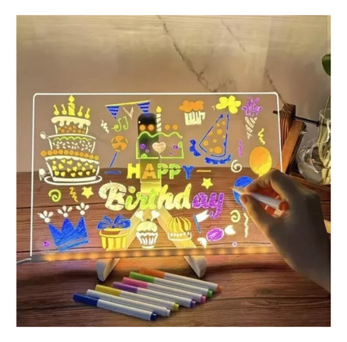 Pizarra De Borrado Usb Ins Style Con 7 Bolígrafos