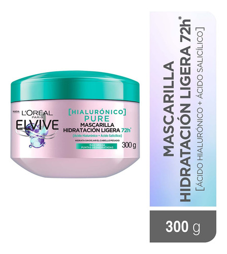 Mascarilla Elvive Hialuronico Pure X 300g