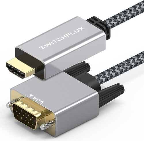 Cable De Video Hdmi A Vga, Macho A Macho/1 Pack/3.3 Ft