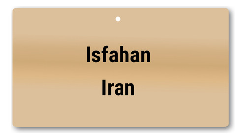 Placa Isfahan Iran Mdf Turismo Com Furo Tamanho 15cmx8cm