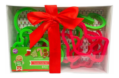 Wilton Set De Cortadores De Galletas Plastico Navidad 