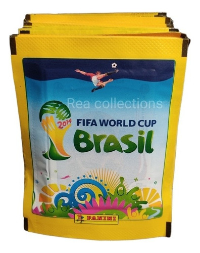 50 Sobres Del Mundial De Brasil 2014 (250 Estampas) Panini