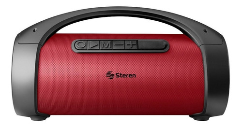 Bocina Steren Boom-130ro Portátil Con Bluetooth Roja