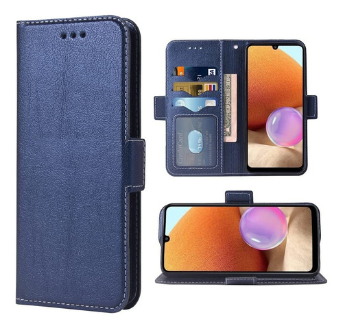 Para Zte Blade V20 Funda Cartera Inteligente Correa De Muñec