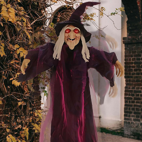 Decoraciones De Halloween, Pelo Largo, Luminoso, Fantasma Co