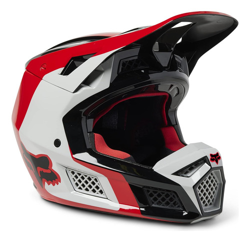 Casco Para Moto Fox Racing V3 Rs Motoc Talla Xl Color Negro