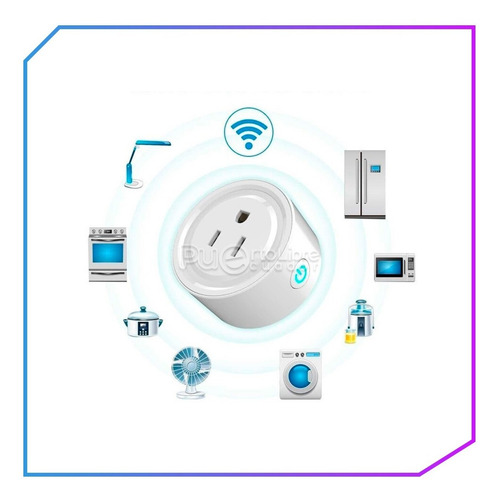 Imagen 3 de 10 de Toma Corriente Inteligente Smart Wifi Alexa Asistente Google