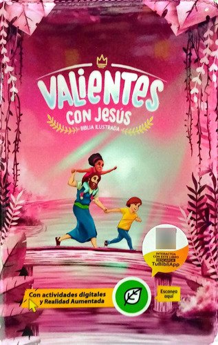 Biblia Reina Valera Valientes Con Jesús. Rosada Para Niñas