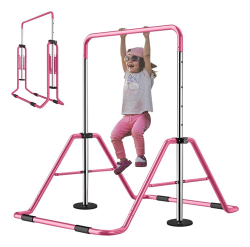 Barras De Gimnasia Slsy Para Niños Altura Ajustable Coral