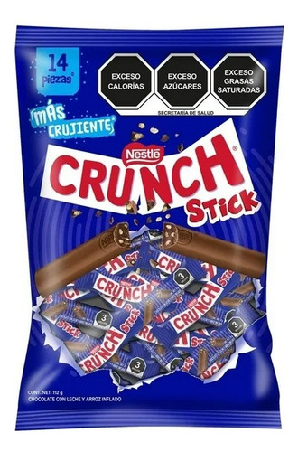 3 Pza Chocolate Crunch Stick 112 G