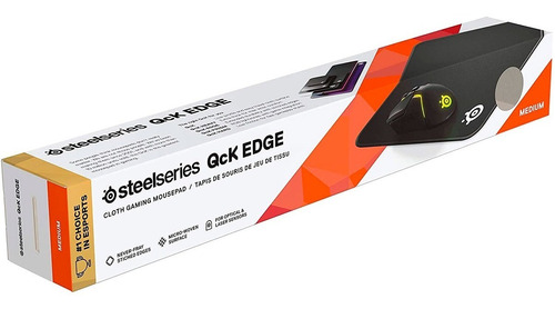 Mouse Pad Steelseries Qck Edge M Negro Original Sellado Color Black