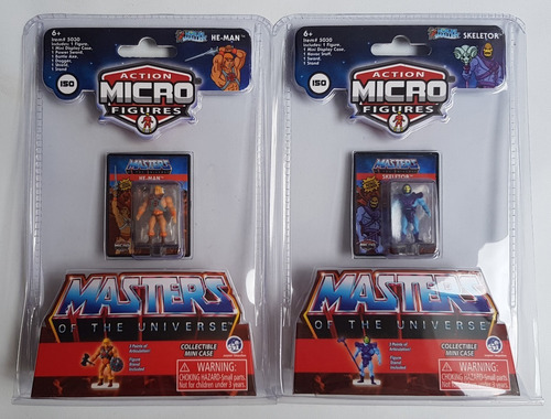 Motu World's Smallest Micro Action Figures He-man Y Skeletor