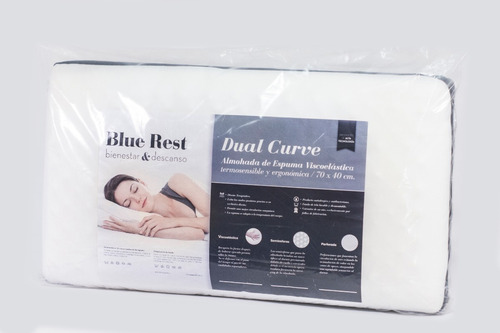 Imagen 4 de 6 de Almohada 70x40 Visco Dual Curve Envio Gratis !