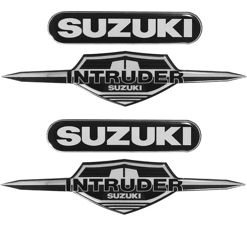 Kit Adesivo Suzuki Intruder 125 Preto Resinado 2012/2016 - Sportinox  Adesivos Automotivos