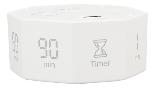 Temporizador Digital Con Pantalla Lcd, Recargable, 8 Ángulos